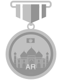 Course completion medal