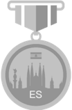Course completion medal